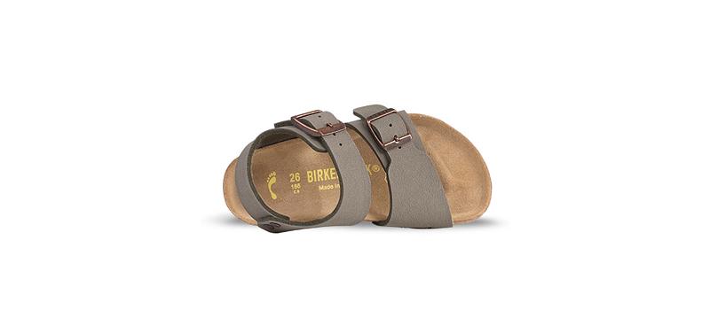 Birkenstock Birkibuc Narrow New York Børn Grå | DK 131SGL